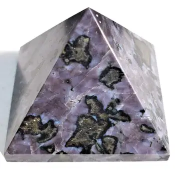 1pcs50mm Himalajų Mystic Indigo Gabras Piramidės Kristalų Energijos