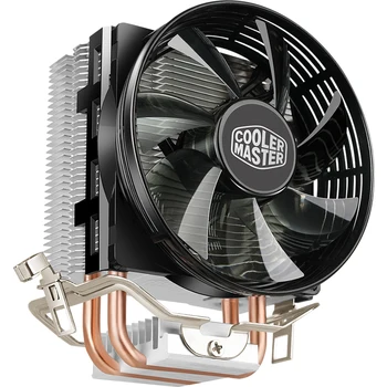 2 Heat Pipe CPU Cooler Intel 775 115X AMD AM4 T20 CPU Radiatoriaus 95.5 mm Tylus CPU Aušinimo LED Ventiliatorius
