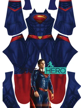 3D Atspausdintas Užsakymą Clark Superhero Cosplay Kostiumas Vyrams Naujas Spandex Zentai Kostiumas Helovinas Bodysuit Cape Nr.