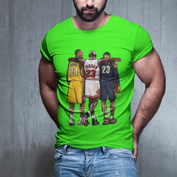 3D Atspausdintas Vasaros Mens T Shirts, Negabaritinių Laisvus Drabužius, Vintage Trumpas Rankovės Mados Amerikos krepšinio marškinėliai atsitiktinis namo vyras