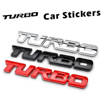 3D Automobilių Lipdukas Stilius Metalo TURBO Emblema Kūno Galinis bagazines dangtis Ženklelis suzuki jimny JB74 priedai