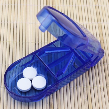 3pcs Nustatyti Stačiakampio Formos Tabletes/Tabletes/Vitaminų/Kapsulė Cutter Splitter su Nerūdijančio Plieno Ašmenimis