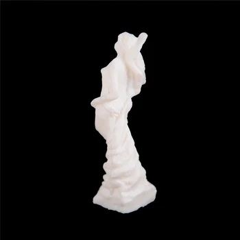 4.2*1,2 Cm 1:12 Mini Dervos Deivės Statula/Tikroji Angelai Dervos Skulptūra,Žmonės, Papuošalų,Senovinių Namų Puošybai Lėlės Priedai