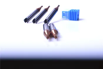 5vnt/daug Pabaigos frezavimo cutter W101 2,5 mm grąžtai D709238ZB karbido pabaigos malūnas SILCA VIPER 3 dantų grąžtas karambit