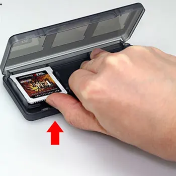 6 in 1 Kieto Plastiko talpinimo Atveju Turėtojas Nintend DS 2DS Naujos 3DS XL LL 3DSLL 3DSXL Žaidimo Kortelės