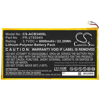 Cameron kinijos baterija Acer Iconia Viena 10 B3-A40，PR-279594N, PR-279594N(1ICP3/95/94-2)