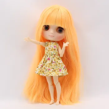 DBS blyth middie lėlės 1/8 bjd 20cm mango plaukų bendras kūno matinis veidas dovana žaislas BL0577 anime lėlės mergaitėms dovanų