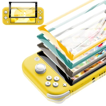 Grūdintojo Stiklo Apsauginė Plėvelė Padengti Guard Nintendo Jungiklis Lite Nintend NS Mini Pilnas Touch Screen Protector Atveju Priedai
