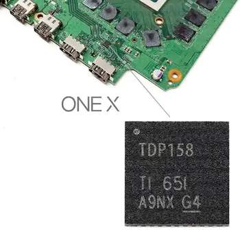 HDMI suderinamus IC Kontrolė Chip Retimer TDP158 Remontas, Dalys Xbox One X Konsolės Priedai