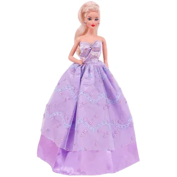 Kieka 2022.6 Nauji Aukštos Kokybės Rankų darbo Suknelė Vestuves Drabužius 30 Cm Barbie Lėlės Žaislas Namas Priedai Mergina Dovana