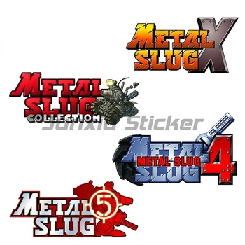 Metal Slug X Logotipą, Automobilių Lipdukai, Vinilo Vandeniui atsparus Įbrėžimams atspariu Užsakymą Spausdinimo Langas Kamieno Decal