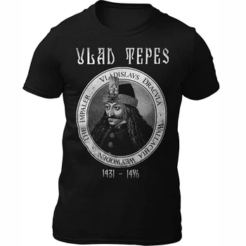 Mirtis Ateina. Vlad Tepes. The Impaler Vladas Drakula T-Shirt. Vasaros Medvilnės trumpomis Rankovėmis O-Neck T Shirt Mens Naujas S-3XL