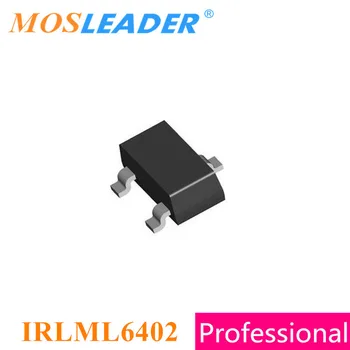 Mosleader IRLML6402 SOT23 3000PCS 20V P-Kanalo Rds=65mR 100mR IRLML6402TRPBF IRLML6402TR IRLML6402PBF Kinijos Aukštos kokybės