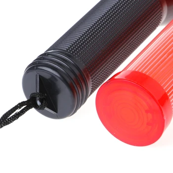 Nauji Plastikiniai Eismo Lazdelė Galingas LED Žibintuvėlis Žibintuvėlis, 3 Režimai, Blykstės Nustatymas