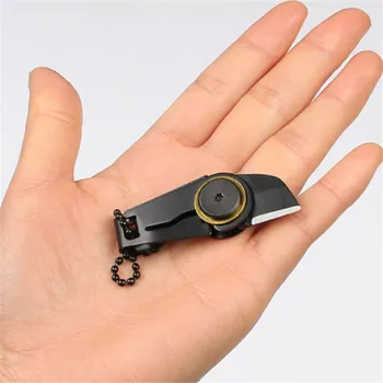 Nešiojamų Kūrybos Mini Užtrauktukas Keychain Peilis Lauko Išgyvenimo Pagalbos Priemonė Unboxing Sulankstomas Nerūdijančio Plieno EDC Raktų Žiedas