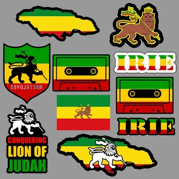 Už Liūtas iš Judo Lipdukas, Decal Pack/Daug Rasta Rastafari Jamaikos Reggae 420 Skate