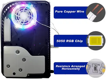 Už PS5 Konsolės Led Šviesos Juostelės RGB LED Žiedo Juostos dega Šviesos PS5