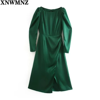 XNWMNZ 2021Women ' s suknelė Seksualus slim montavimo pūsta liemenė pečių moteris Klubas ilgomis rankovėmis Elegantiškas šalis suknelės vestido de mujer
