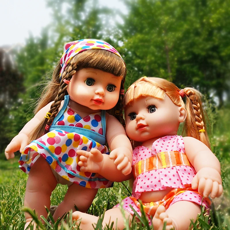 28CM kalbės Blink Kūdikių Lėlės, Žaislai Reborn Baby Doll išsimaudyti Minkšto Vinilinio Silikono Gyvas Gyvas Kūdikiams Žaislai Vaikams Nuotrauka 2