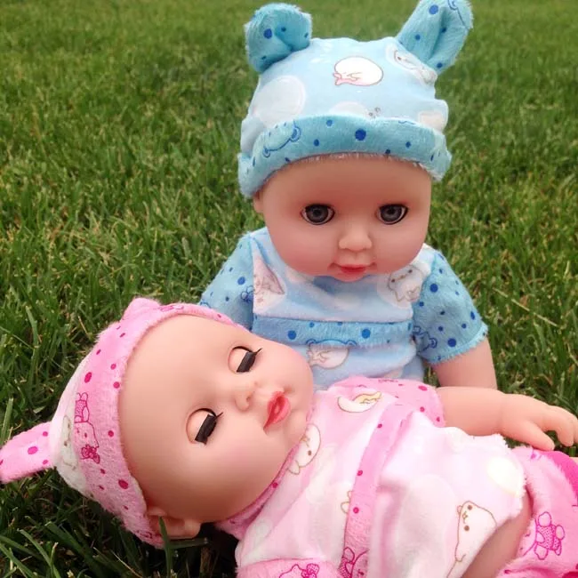 28CM kalbės Blink Kūdikių Lėlės, Žaislai Reborn Baby Doll išsimaudyti Minkšto Vinilinio Silikono Gyvas Gyvas Kūdikiams Žaislai Vaikams Nuotrauka 4