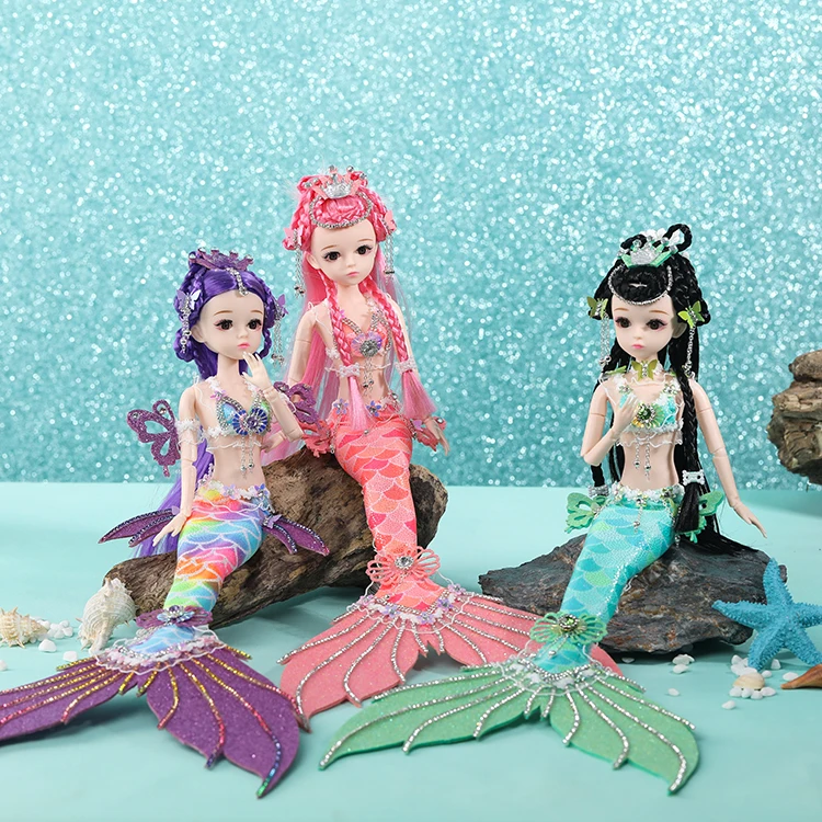 30cm Undinė Lėlės Kinijos Kostiumas Lėlės Senovės Stiliaus Kostiumas Hanfu Lėlė Princesė Žaislai Vinilo Projektavimo 12 Sąnarių Retro Lėlės ZH096 Nuotrauka 4