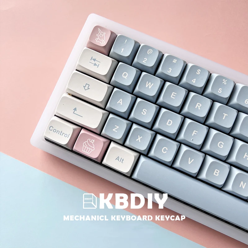 KBDiy XDA Profilis PBT Keycaps Mielas Rožinis DAŽŲ-SUB Užsakymą Keycap 134 Klavišą Caps nustatyti Mechaninė Žaidimų Klaviatūra Pilis Danguje Nuotrauka 3