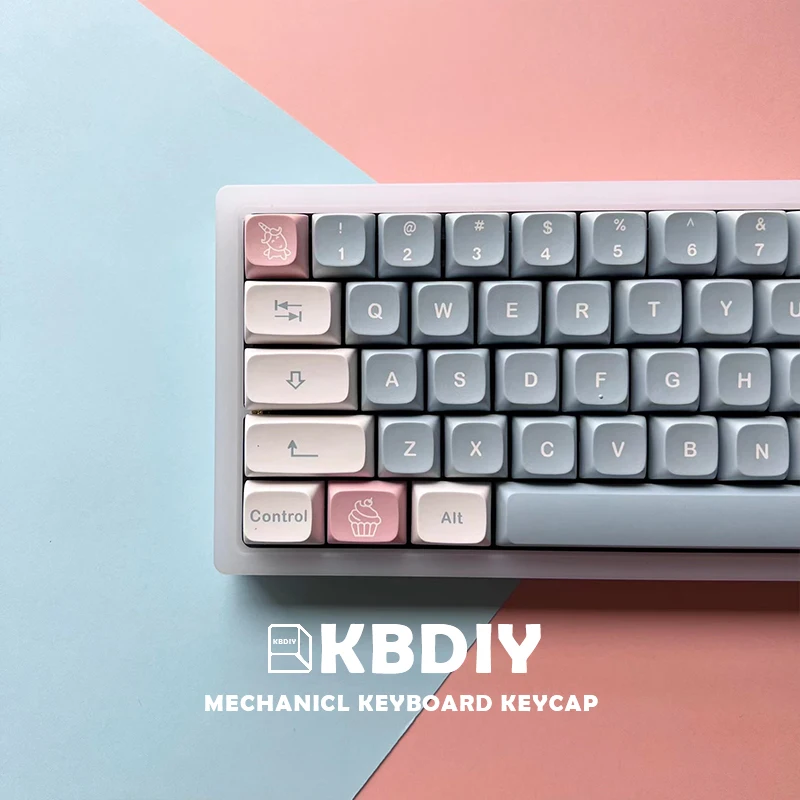 KBDiy XDA Profilis PBT Keycaps Mielas Rožinis DAŽŲ-SUB Užsakymą Keycap 134 Klavišą Caps nustatyti Mechaninė Žaidimų Klaviatūra Pilis Danguje Nuotrauka 4
