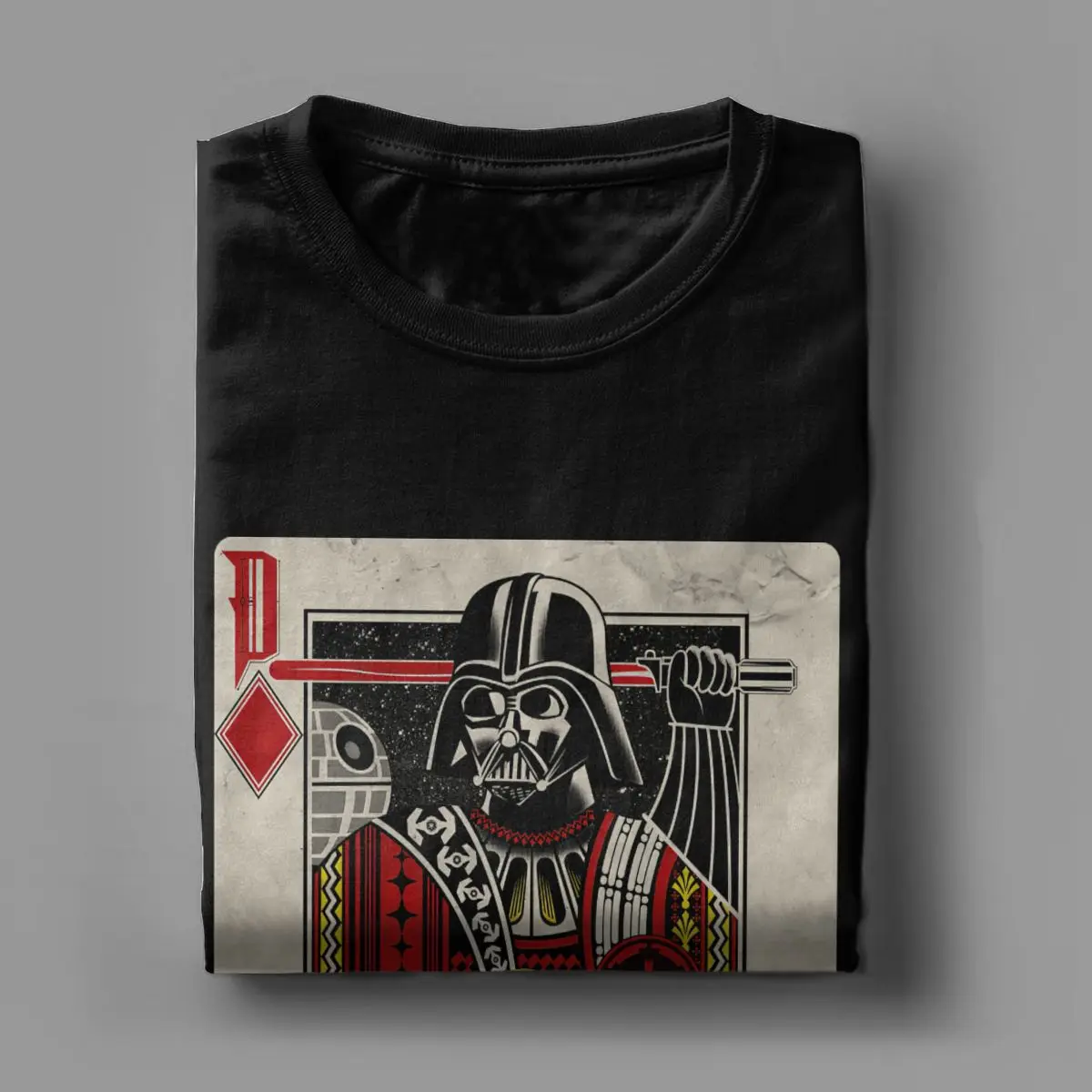 Naujovė Star Wars Denio Vader T-Shirt Vyrams Apvalios Kaklo Medvilnės T Marškinėliai Disney trumpomis Rankovėmis Tees Klasikinis Viršūnės Nuotrauka 1