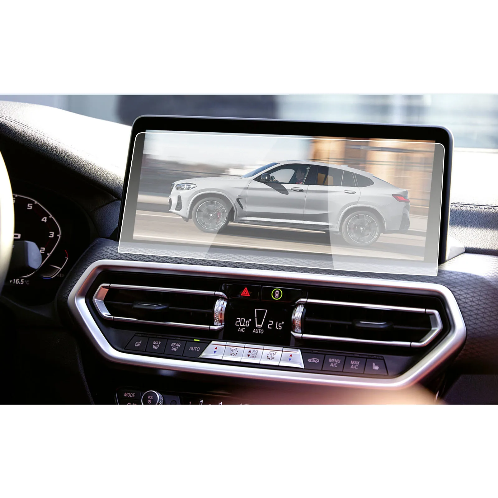 RUIYA Automobilių Screen Protector For X3 G01 X4 G02 12.3 Colių 2022 Navigacijos Touch Centro Ekranas Auto Interjero X3 G01 Priedai Nuotrauka 0