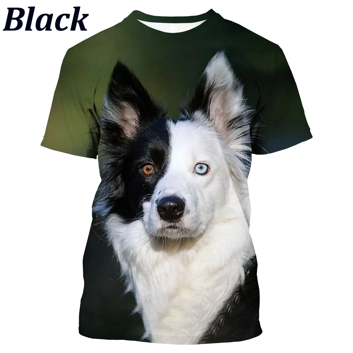 Vasarą Naujas Populiarus Pasienio Kolis 3D Atspausdintas T-shirt Mados Mielas Šuo Unisex Gyvūnų marškinėliai XS-5XL Nuotrauka 5